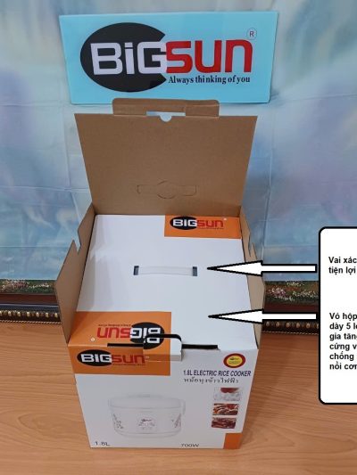 Nồi cơm điện nắp rời 1.8L BR-18CL, hàng chính hãng Bigsun 12 d4b1b483b40d3953601c