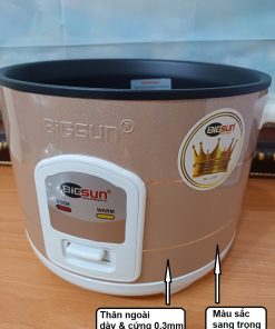 Nồi cơm điện nắp rời 1.8L BR-18CL, hàng chính hãng Bigsun - Image 7