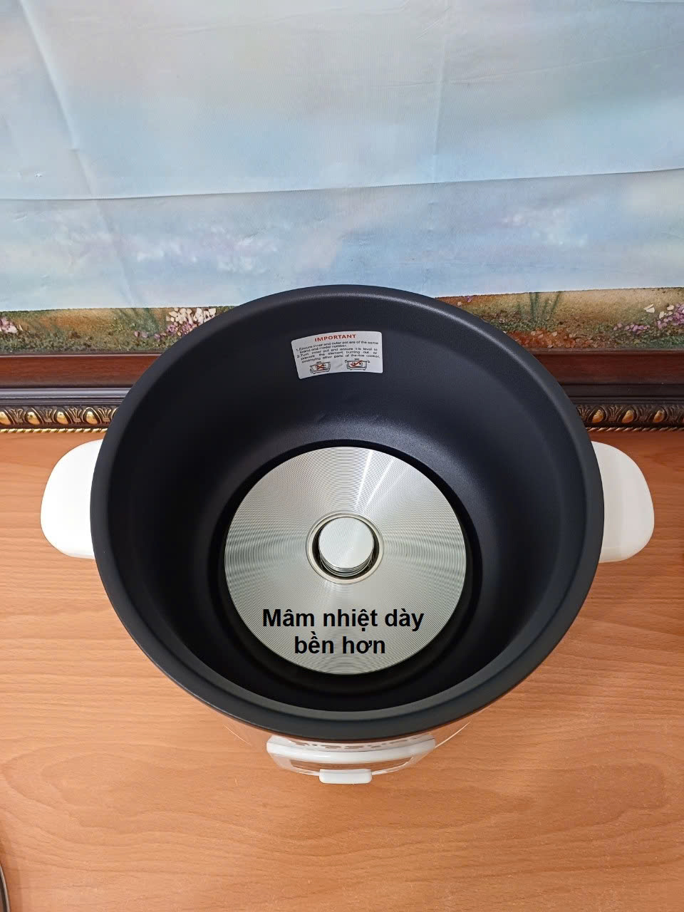 Nồi cơm điện nắp rời 1.8L BR-18CL, hàng chính hãng Bigsun 8 fdf71cf51c7b9125c86a