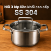 NỒI LIỀN KHỐI INOX 304 3 LỚP CAO CẤP